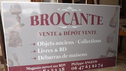 Angelis Philippe, Magasin d'Antiquités à Rarécourt