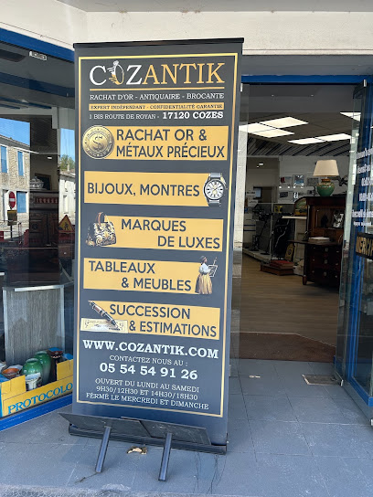 Cozantik , Antiquités Brocante Et Rachat Or, Magasin D'antiquités à Cozes