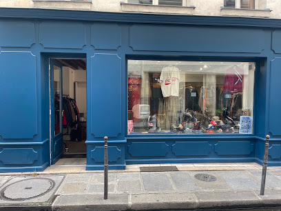 Bleu Velours Vintage Friperie à Paris 03