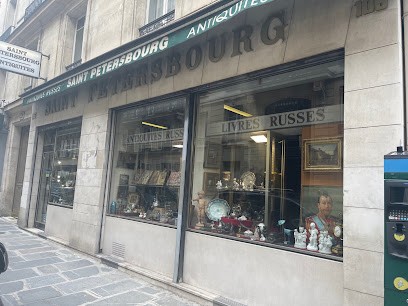 Saint Pétersbourg, Magasin d'Antiquités à Paris 08